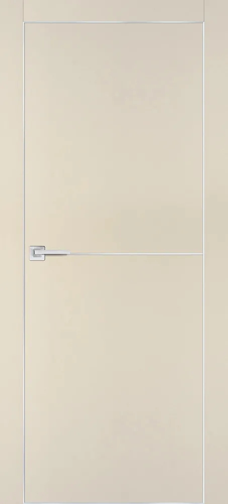 Фото Межкомнатная дверь ПХ-19 AL кромка с 4-х ст. Бежевый матовый