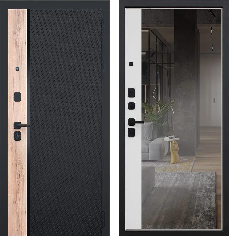 Фото Дверь Фрегат с зеркалом DIS007074